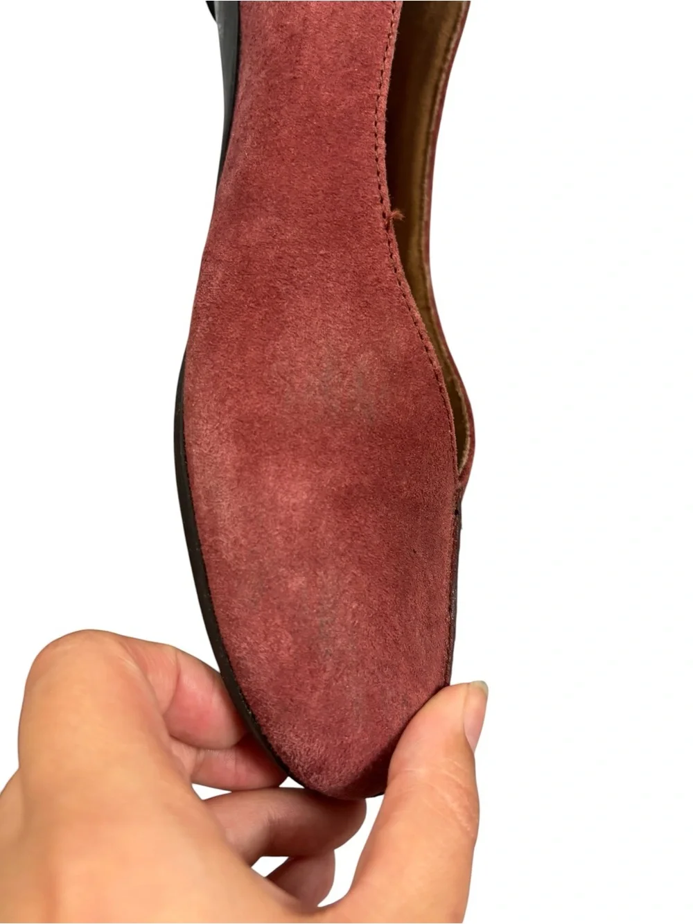 Aetrex Pink Leather Upper Flats Women’s Size 9